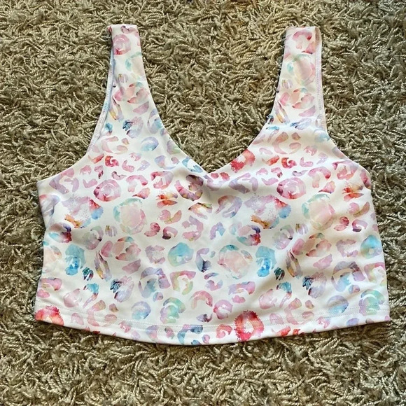 brand Other - Colored leopard print sports bra